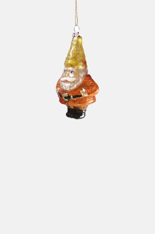 Gnome Ornament Orange Coat