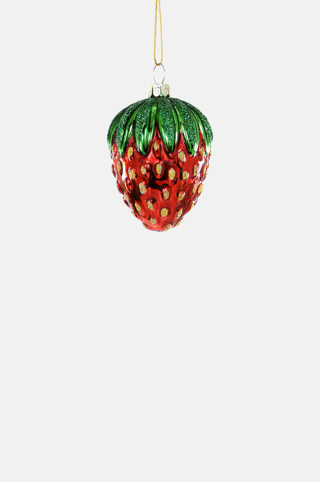 Cody Foster and Co Vintage Strawberry Ornament Red.
