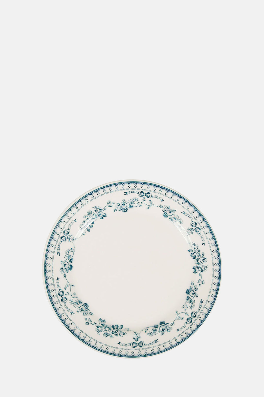 Comptoir de Famille Faustine Dessert Plate Old Blue.