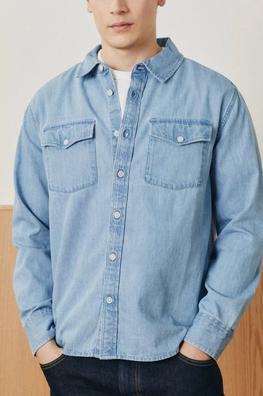 Denim Shirt LS Indigo