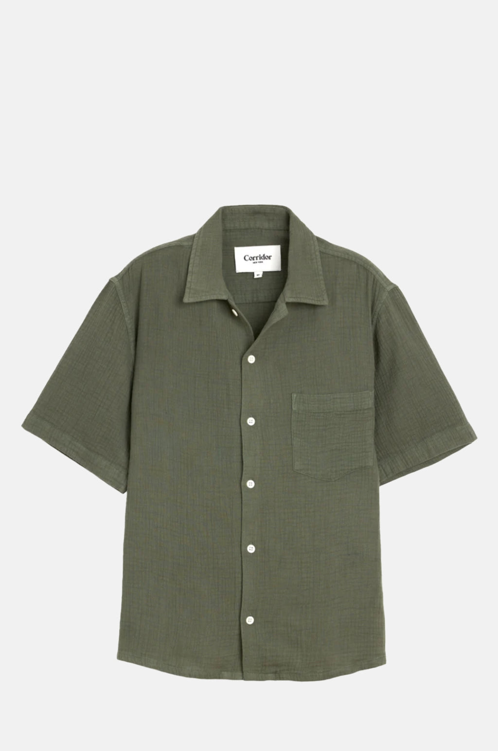 Corridor Double Cloth SS Shirt Army.