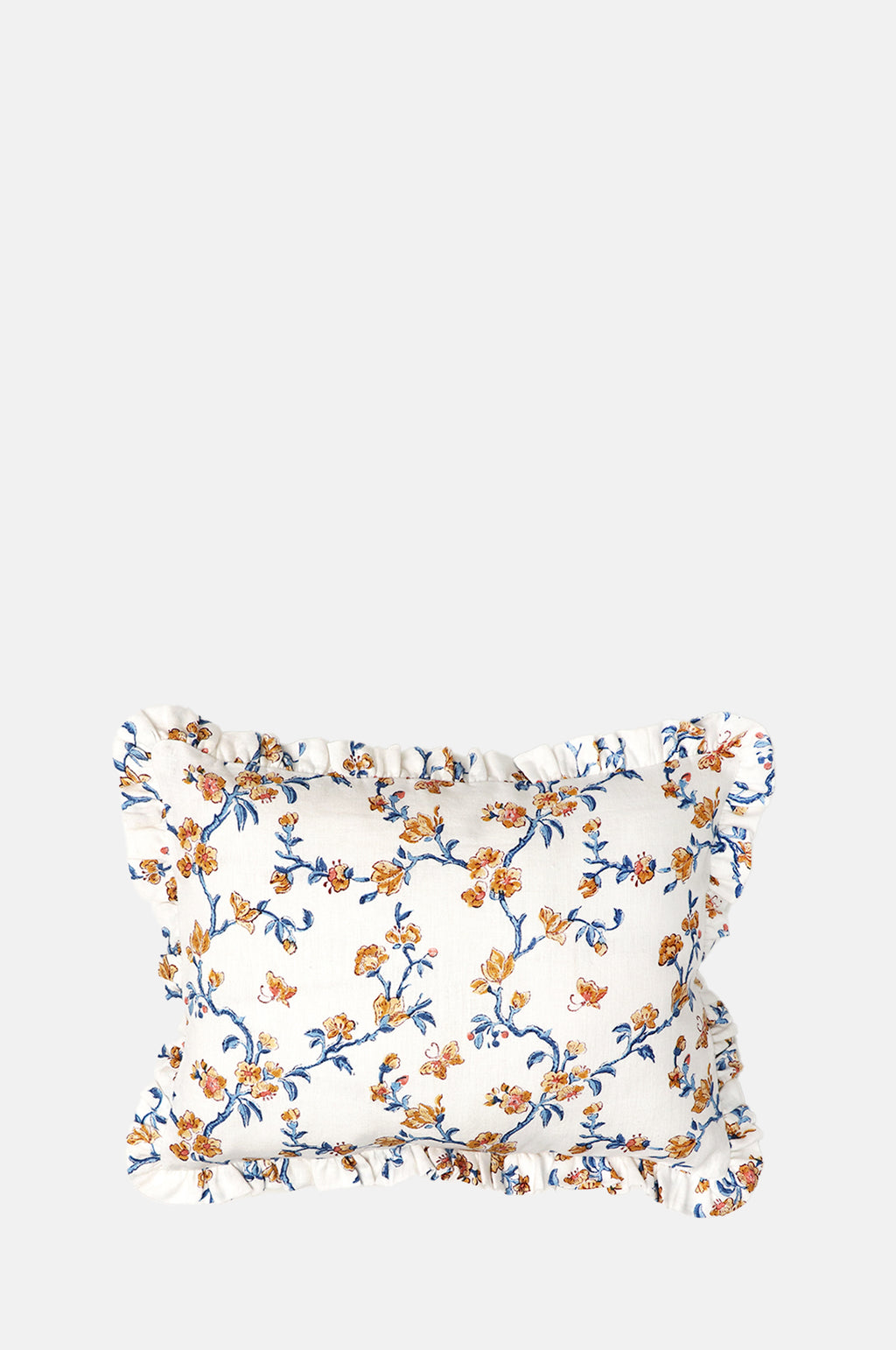 Craft Boat Cherry Blossom Ruffle Cushion.