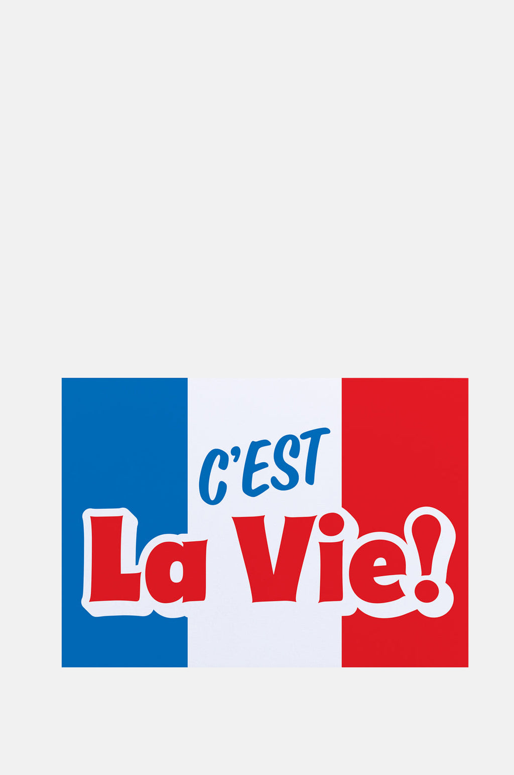 Crispin Finn C'est La Vie Card.