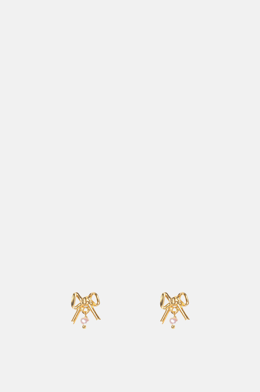 Cristina Junquero Antonita Pearl Earrings Gold.