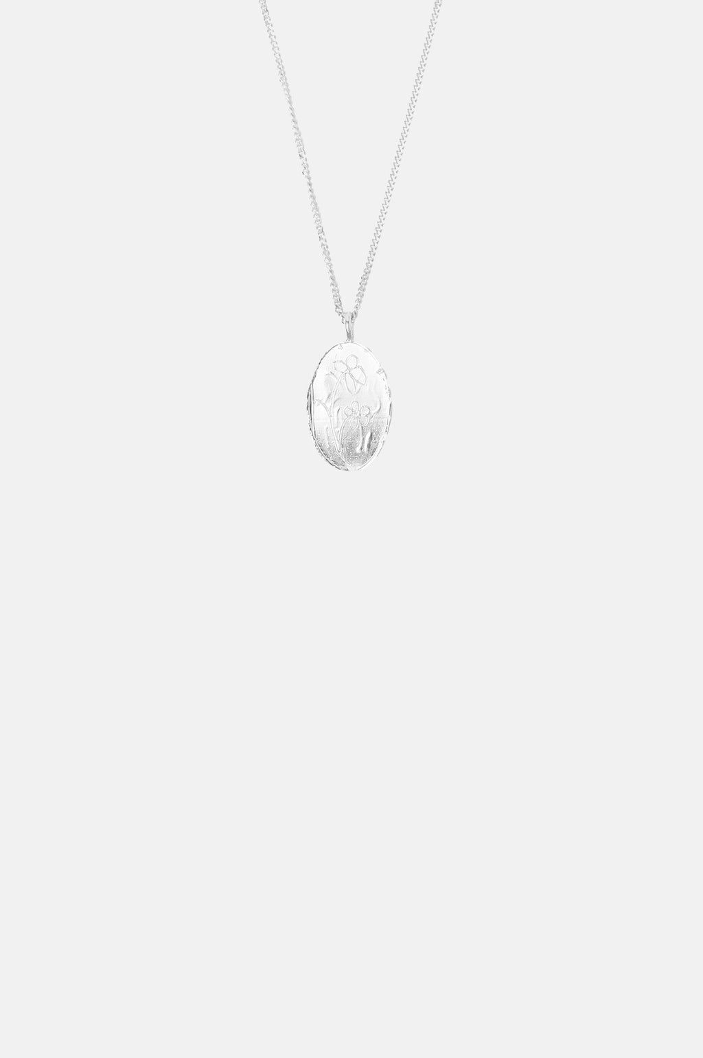 Cristina Junquero Cordelia 50cm Necklace Silver.