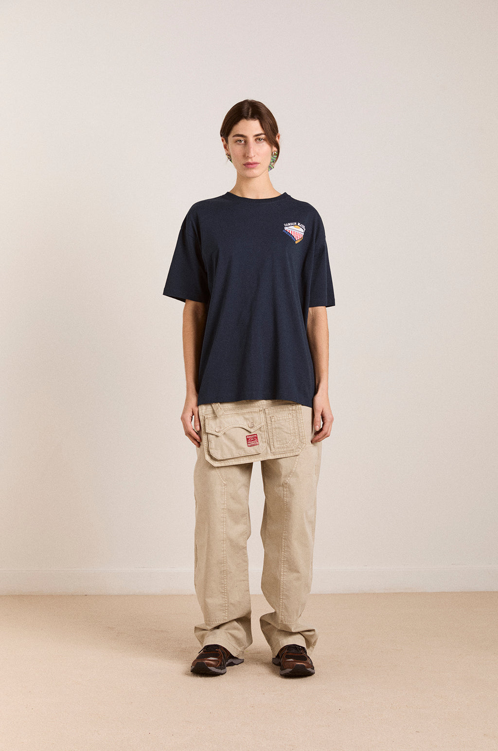 All Day Breakfast Tee Navy