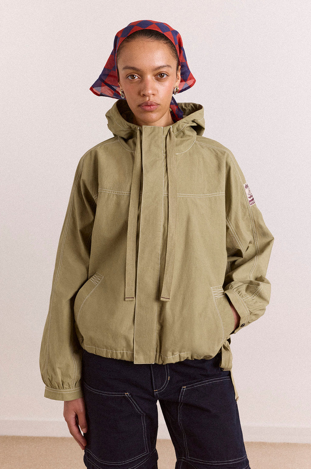 Blake Hooded Top Sage