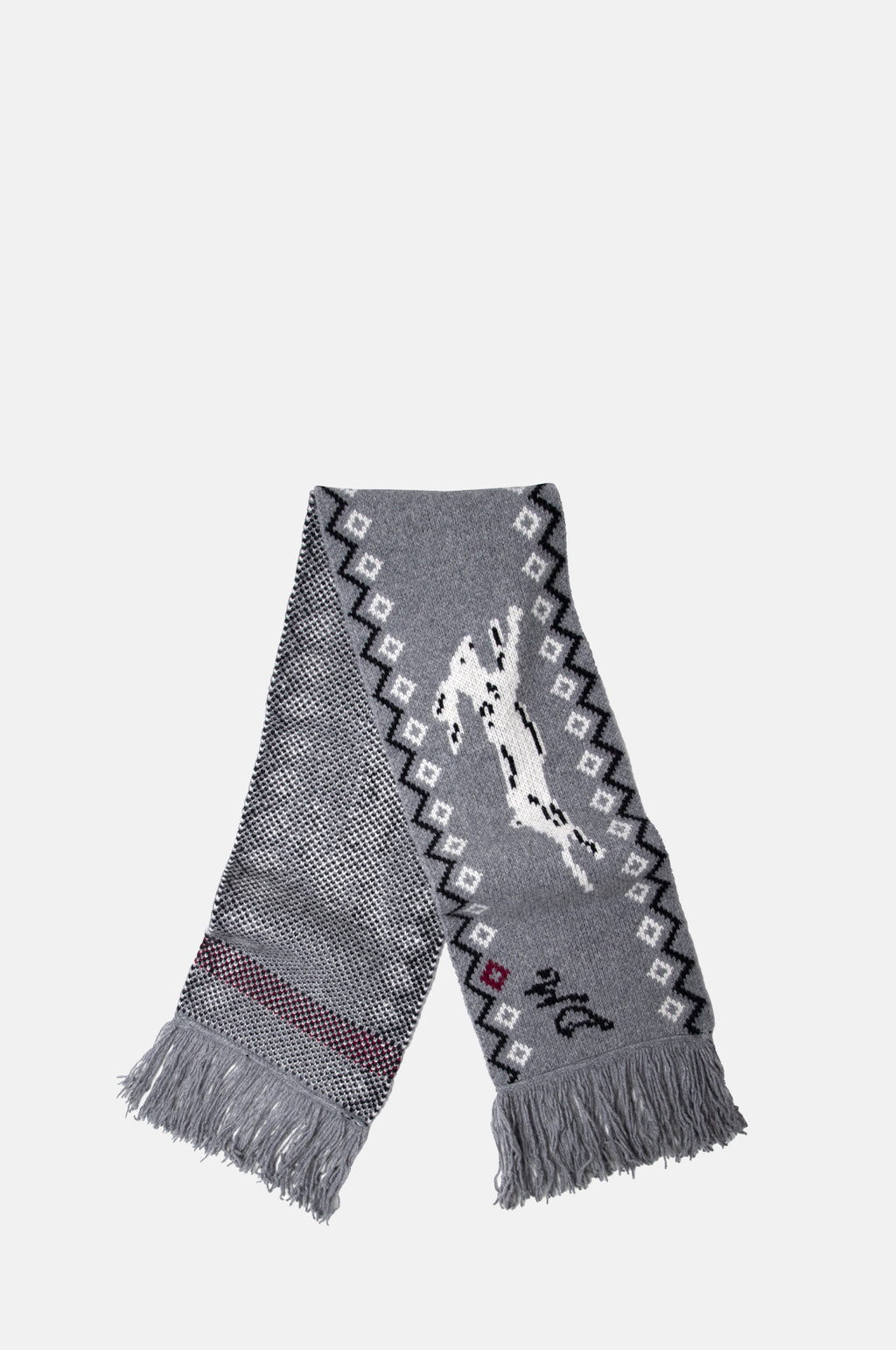 Damson Madder Cecily Scarf Bunny Intarsia.