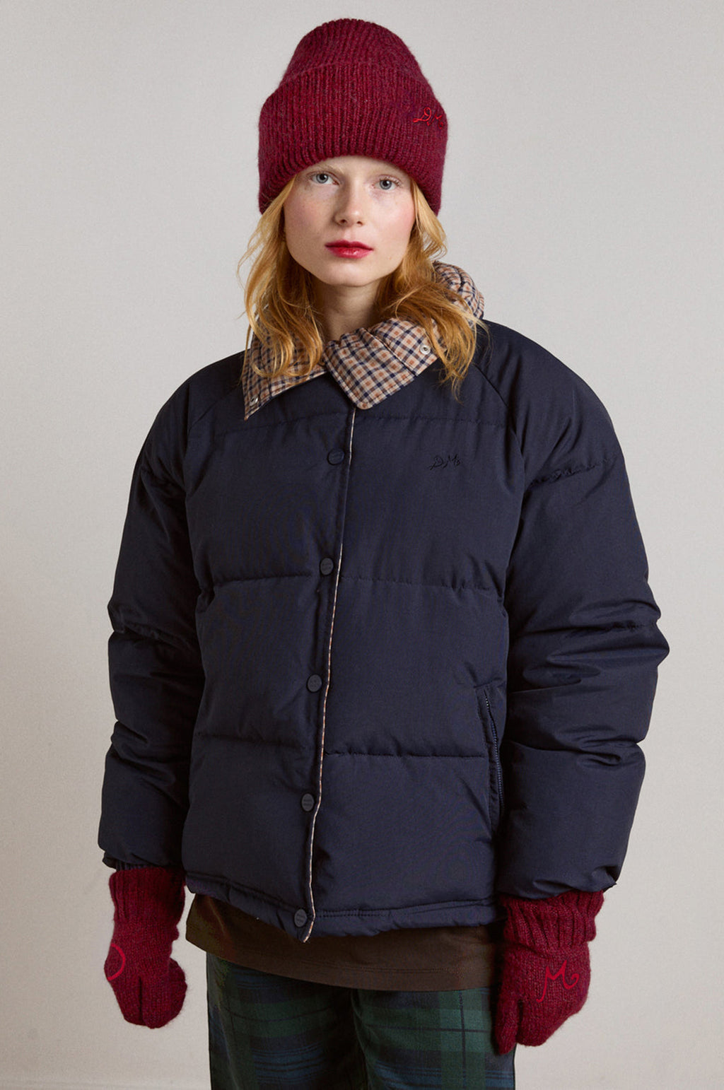 DM Logo Beanie Burgundy