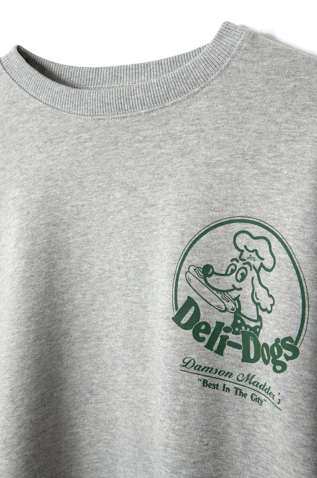 Deli Dog Sweatshirt Grey Marl
