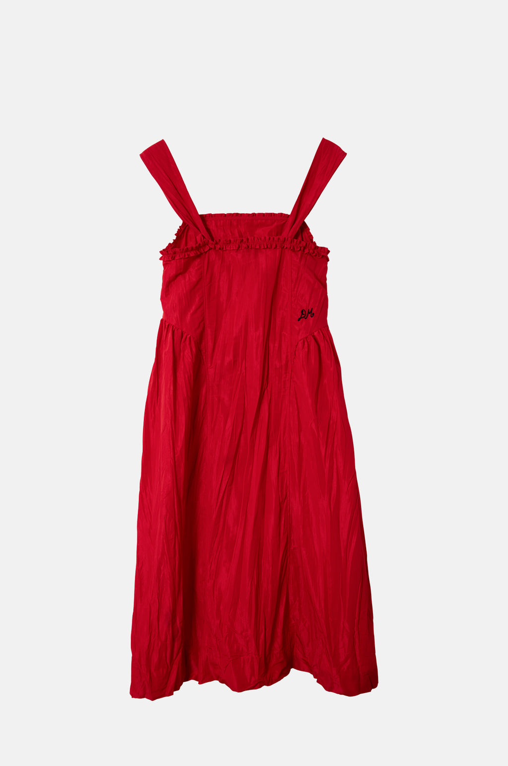 Elina Midi Dress Red Tafetta