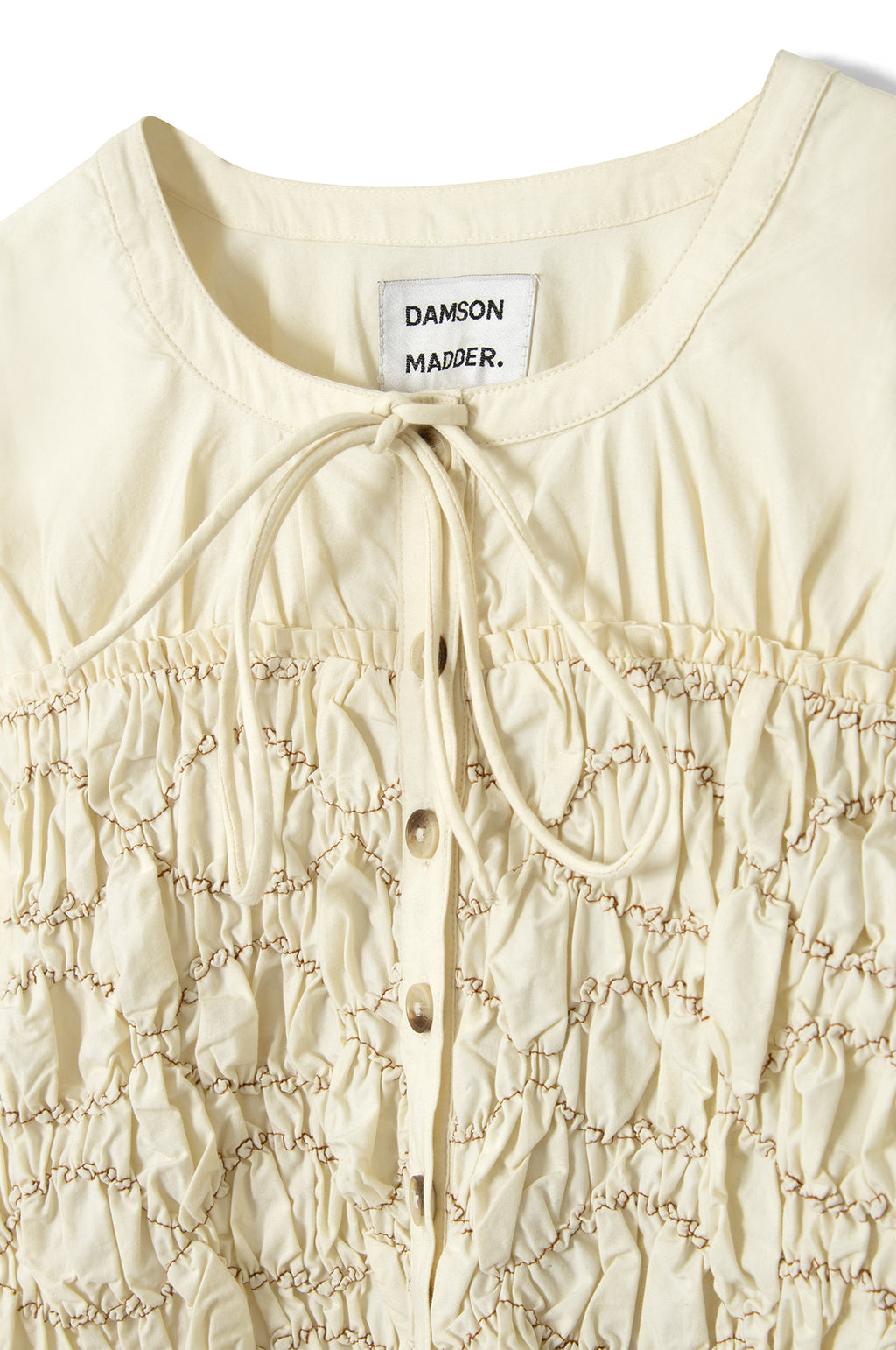 Elliana Smocked Cardi Butter