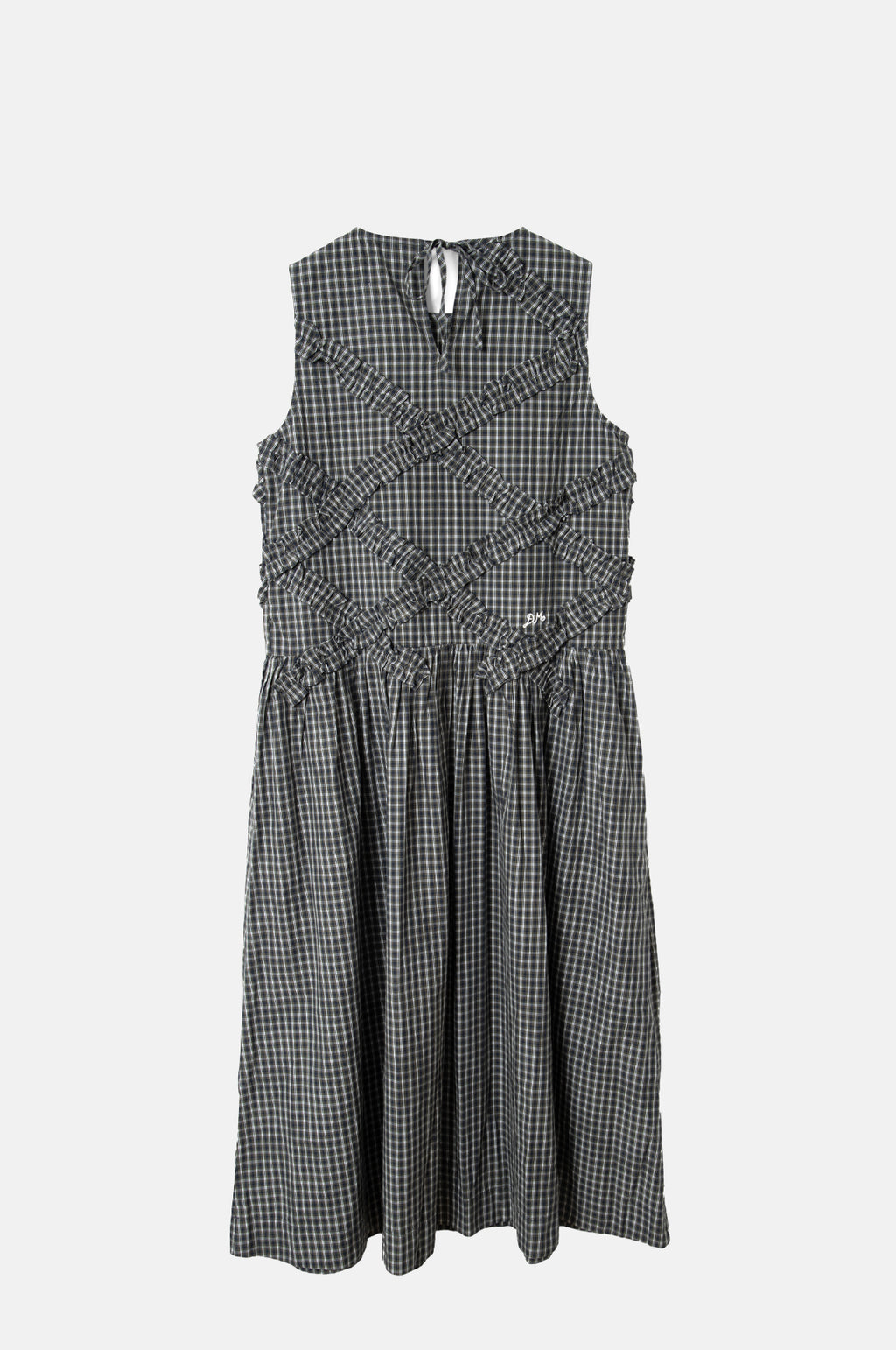 Elora Midi Sleeveless Midi Dress Lyra Check