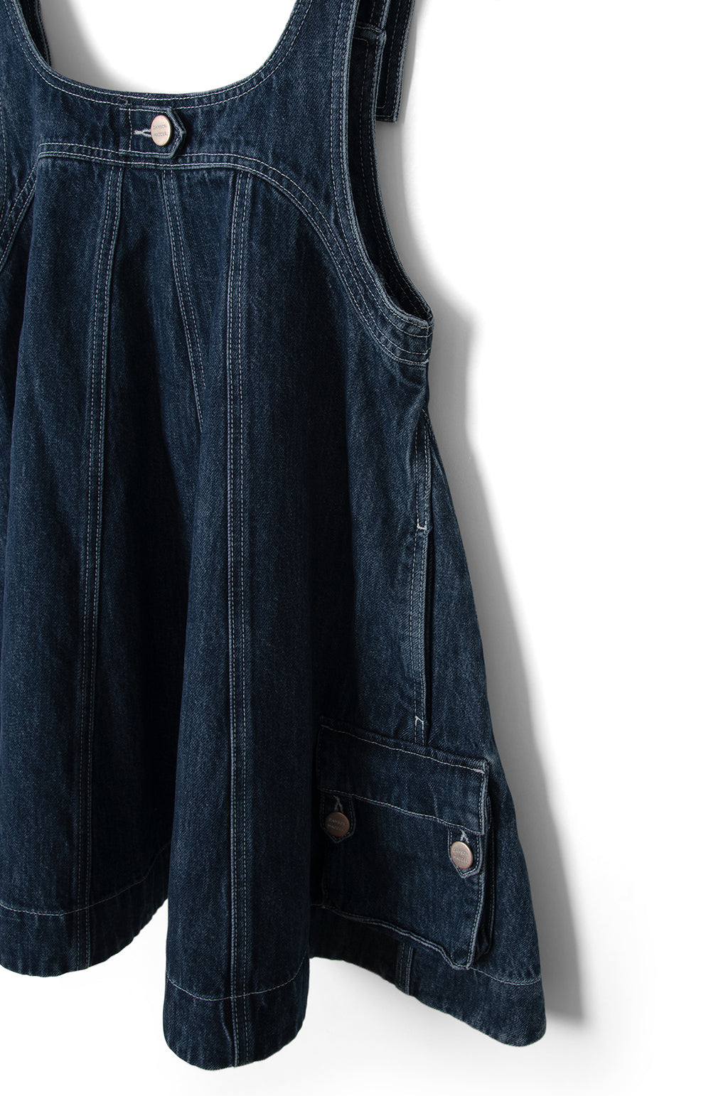 Immy Mini Dress Dark Wash