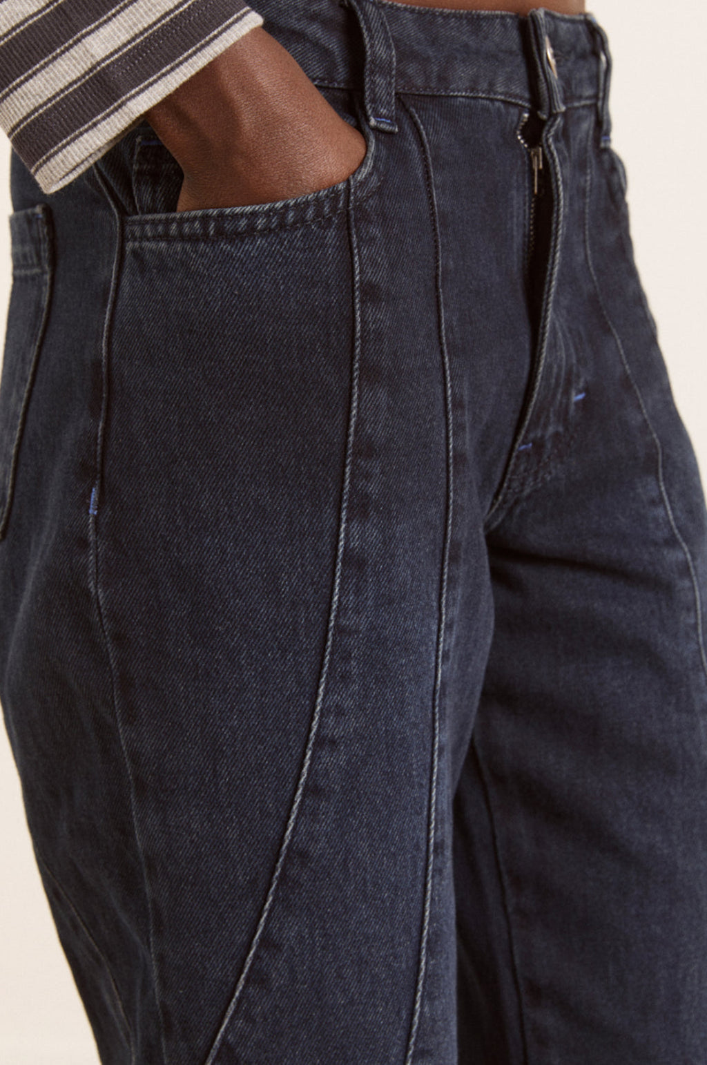 Juli Jeans Wavy Seams