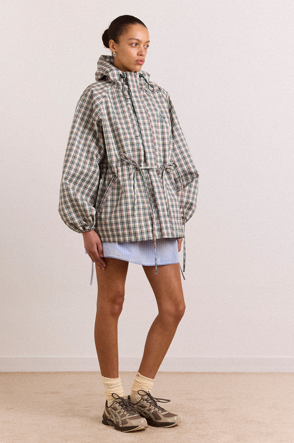 Liu Raincoat Elderberry Check