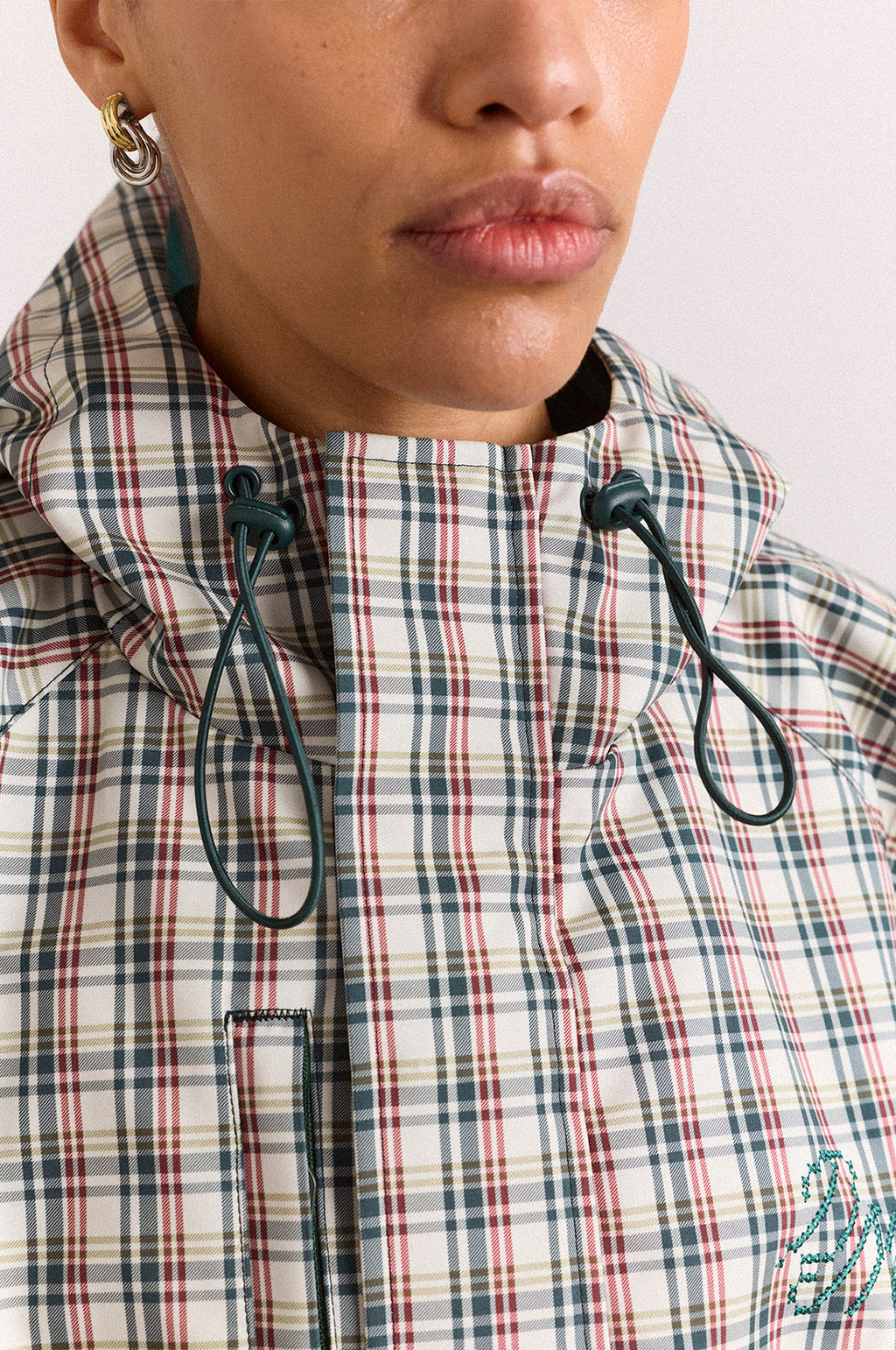 Liu Raincoat Elderberry Check