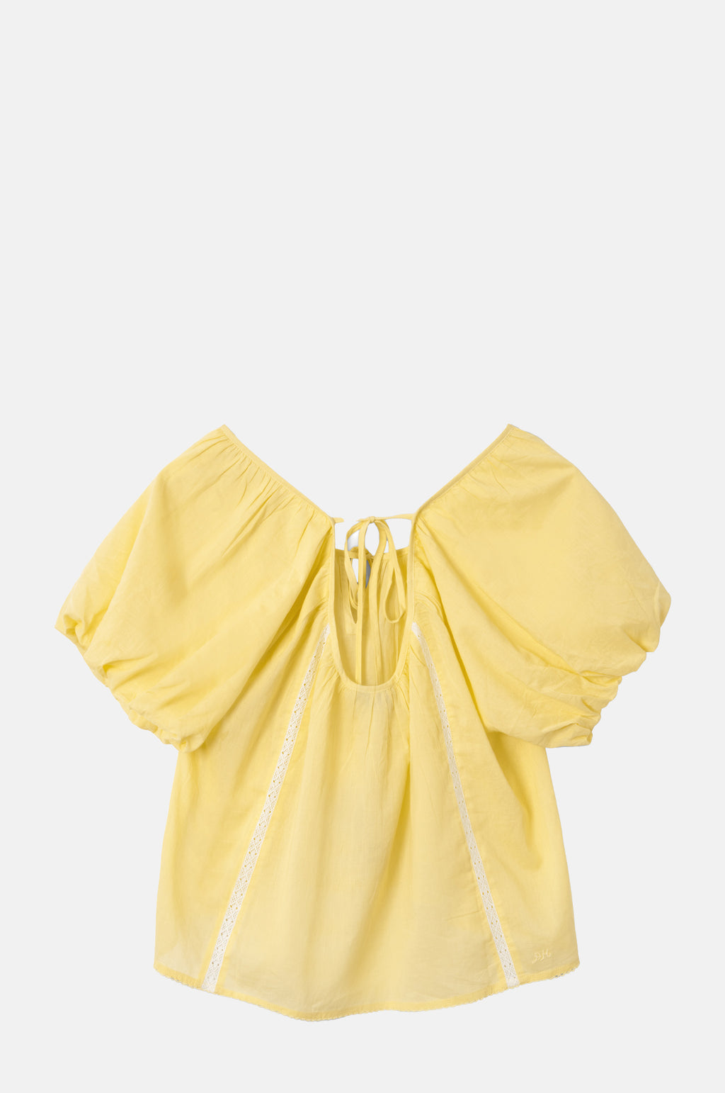 Maura Lace Trim Top Butter