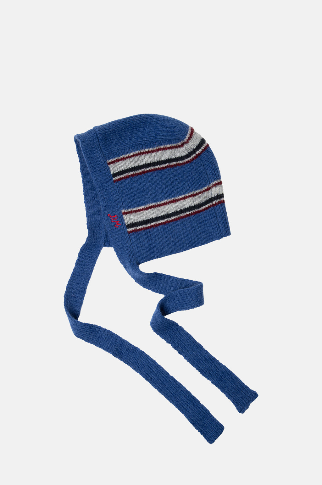 Damson Madder Shrunken Tie Bonnet Blue Stripe.