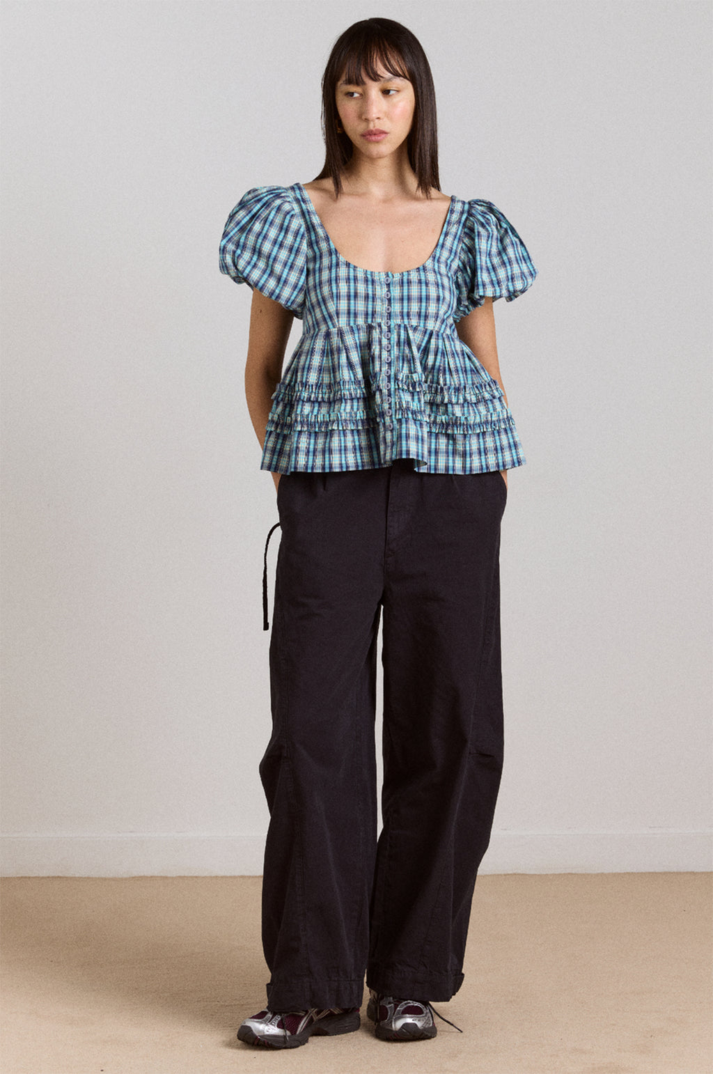 Summer Joy Blouse Tomboy Check