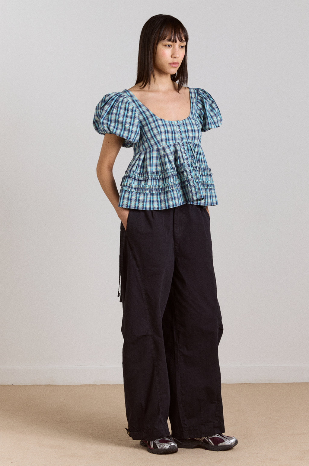 Summer Joy Blouse Tomboy Check