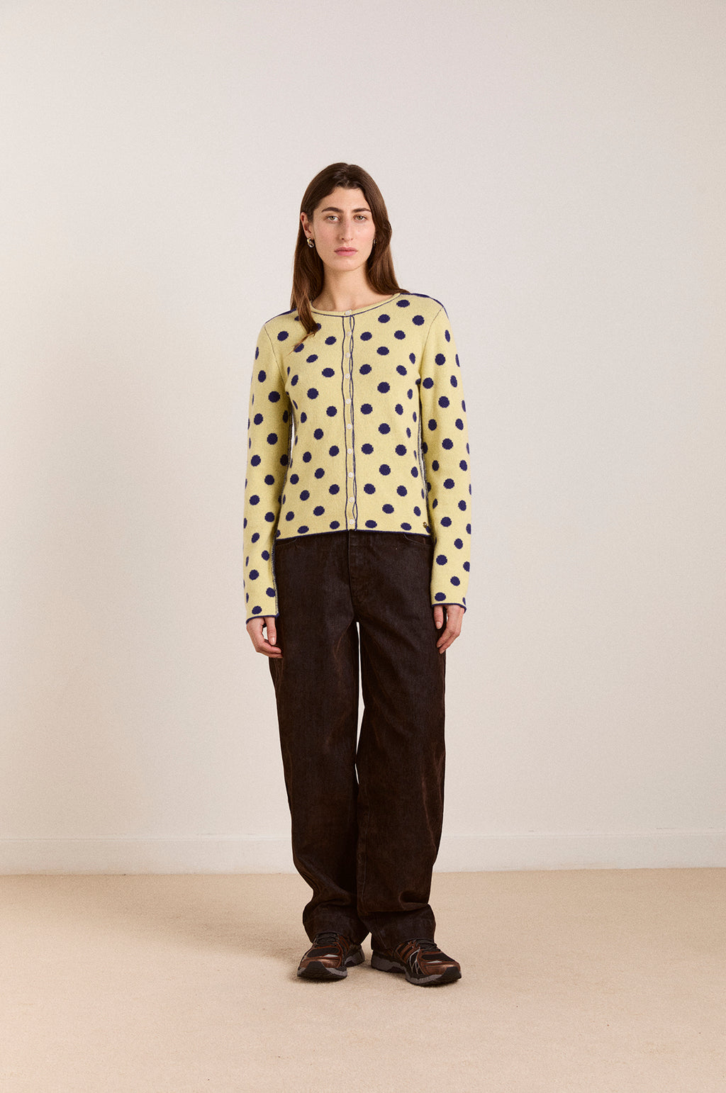 Tabitha Reversible Cardigan Navy/Butter