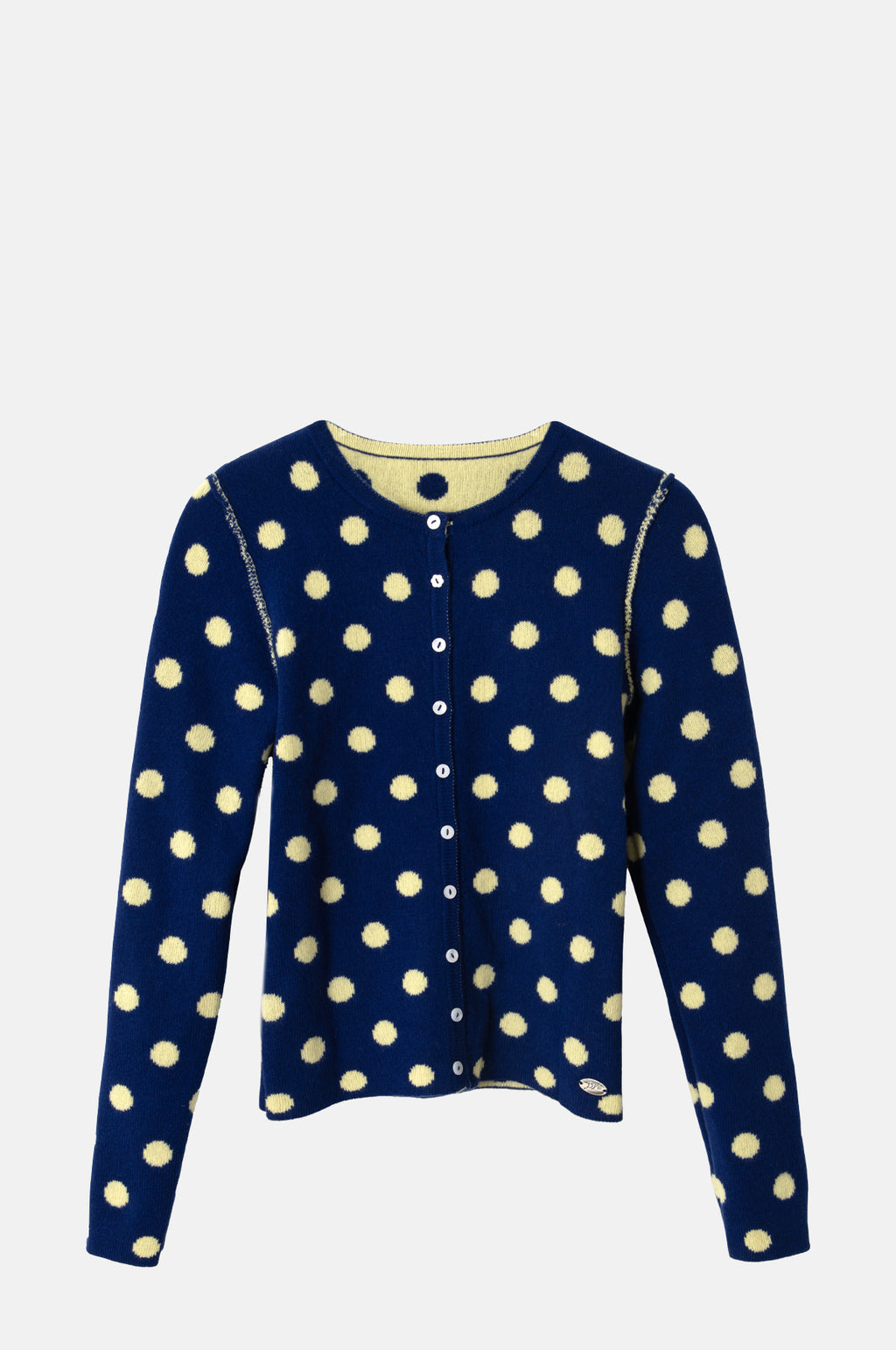 Tabitha Reversible Cardigan Navy/Butter