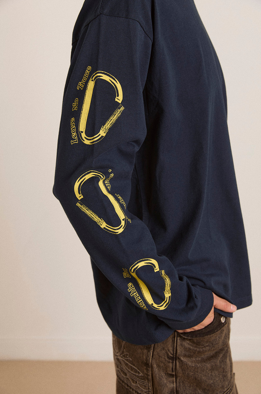 The Rambler Navy LS Tee