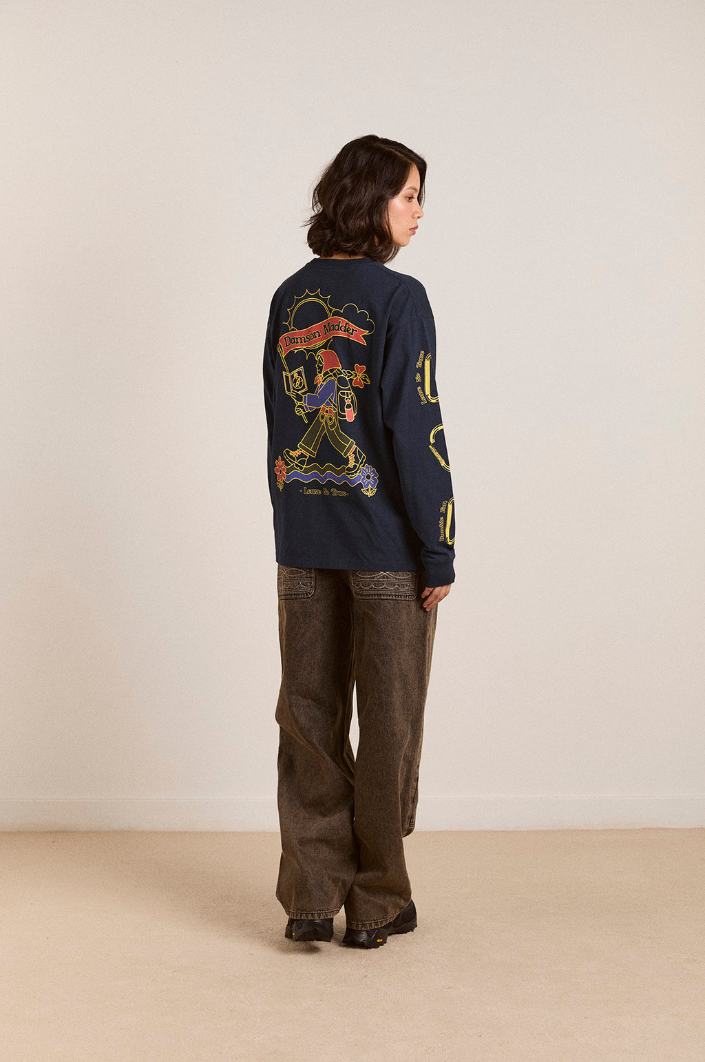 The Rambler Navy LS Tee