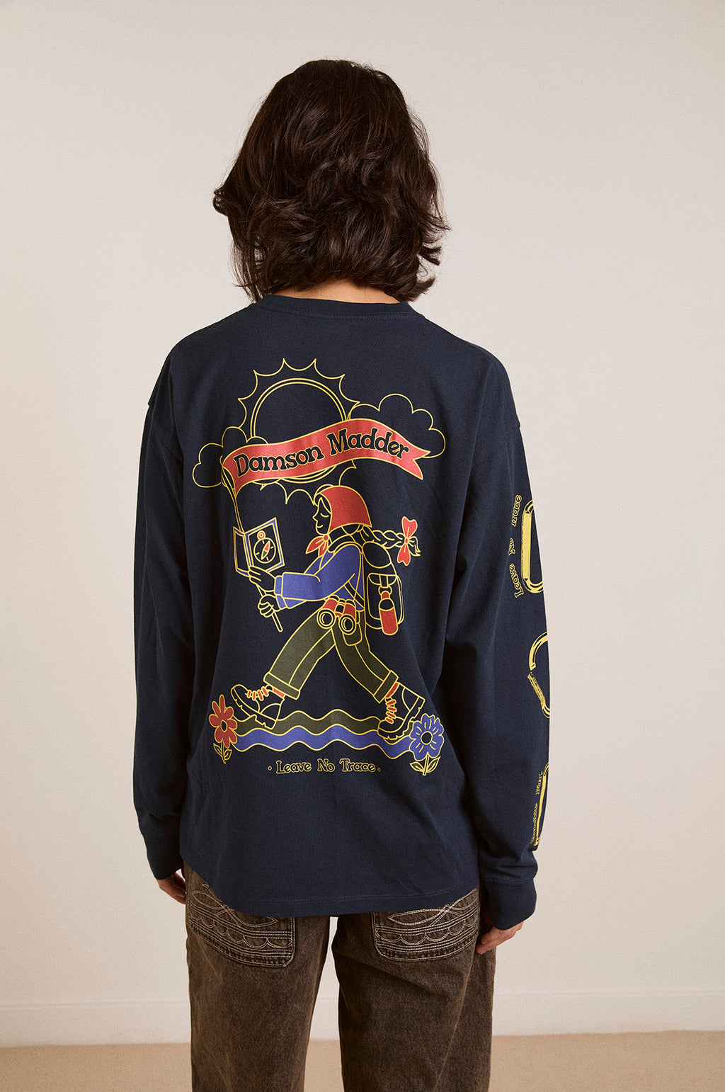 The Rambler Navy LS Tee