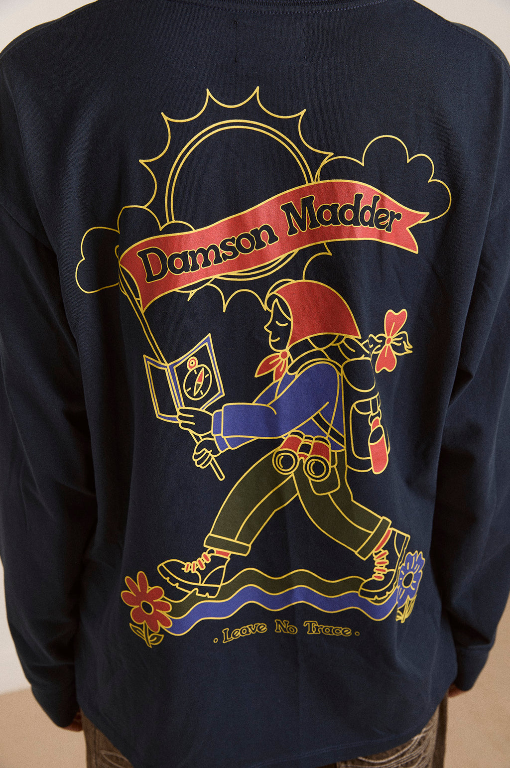 The Rambler Navy LS Tee