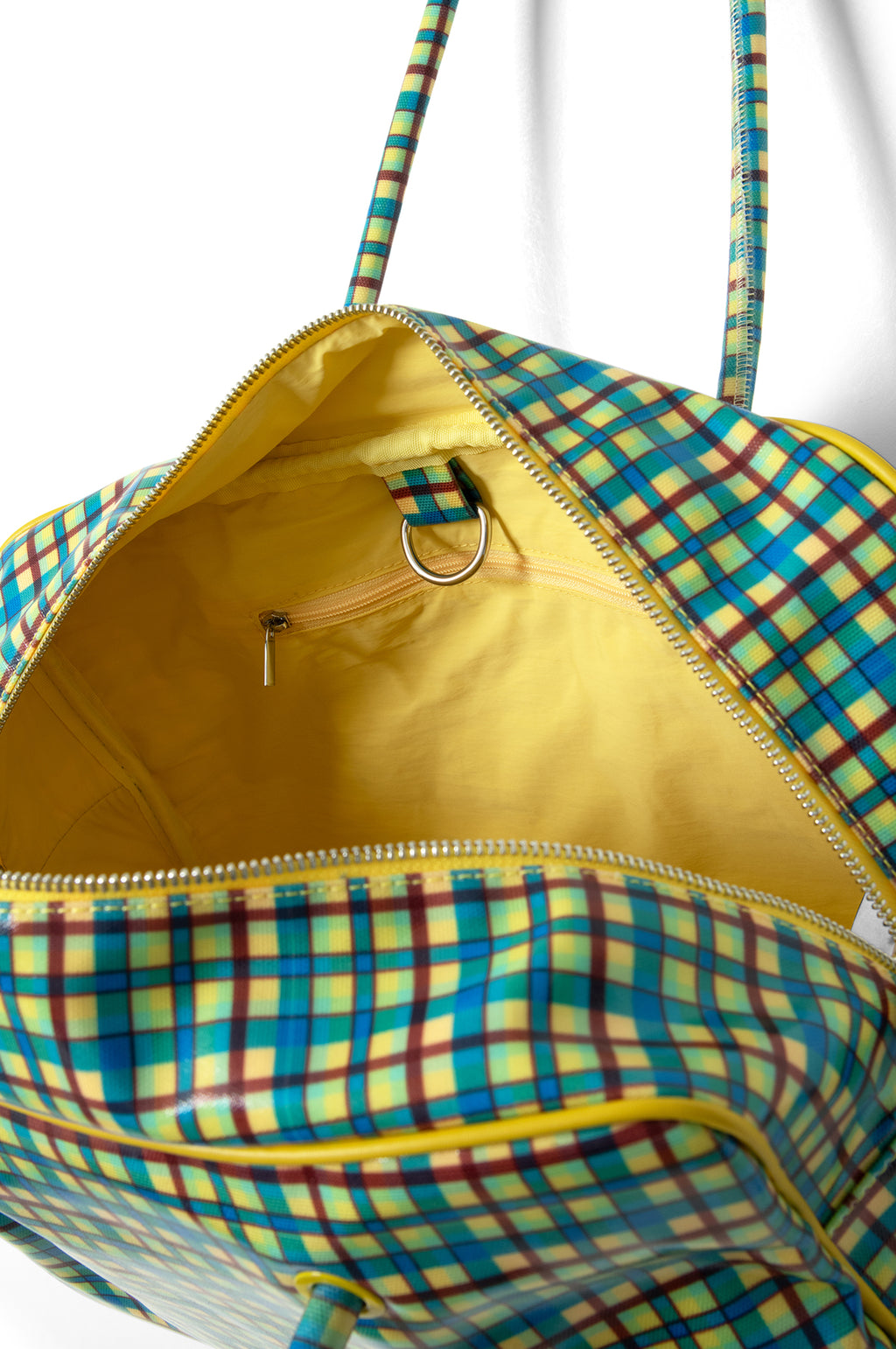 Truro Coated Holdall Zesty Check