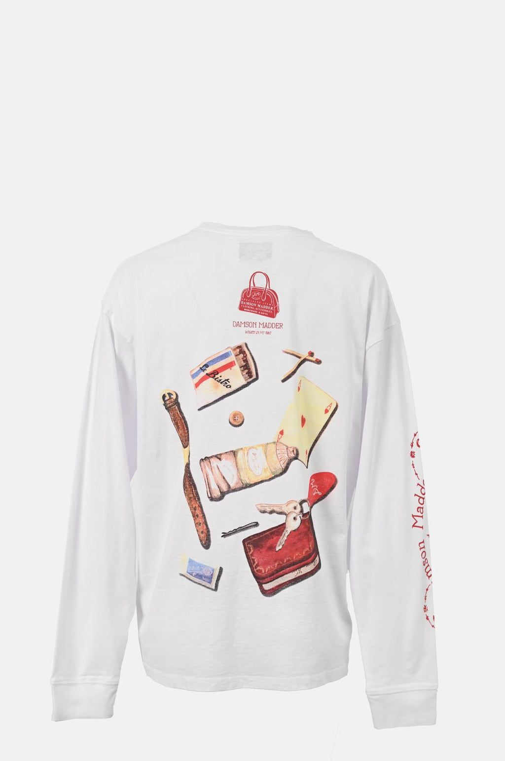 Whats In My Back LS Tee Ecru