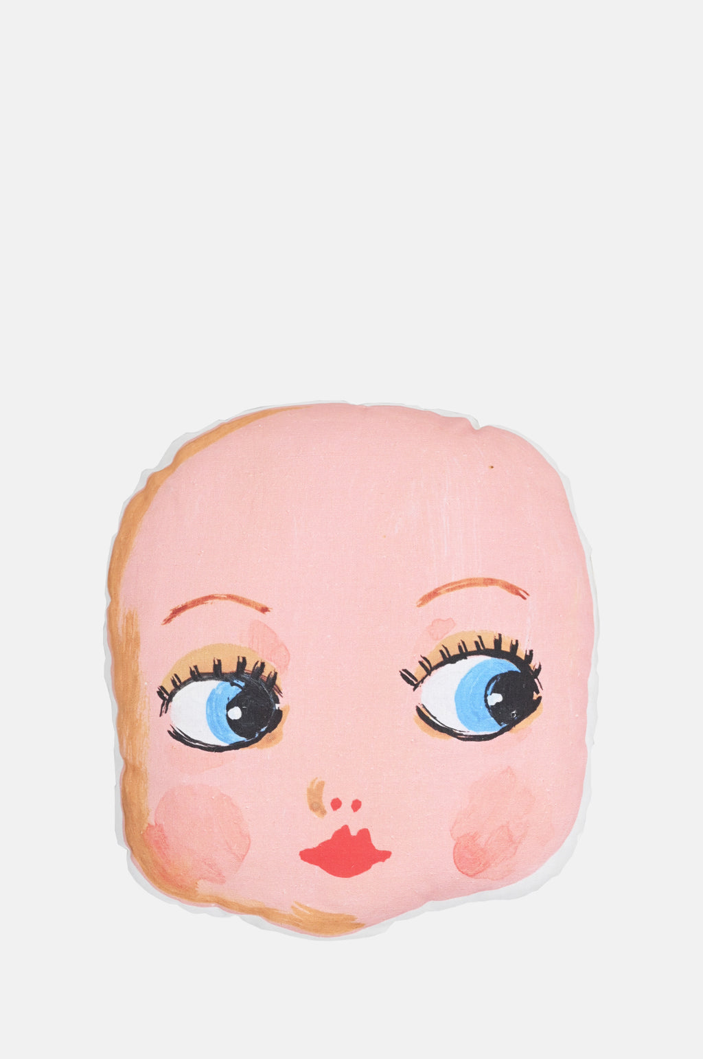 Design Farm Doll Face Pillow.