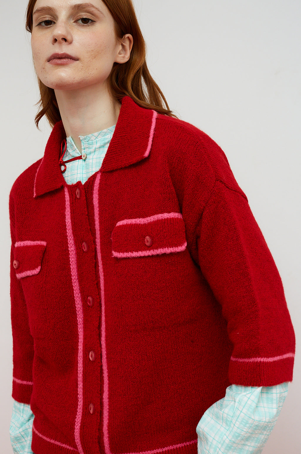 Hope Cardigan Red