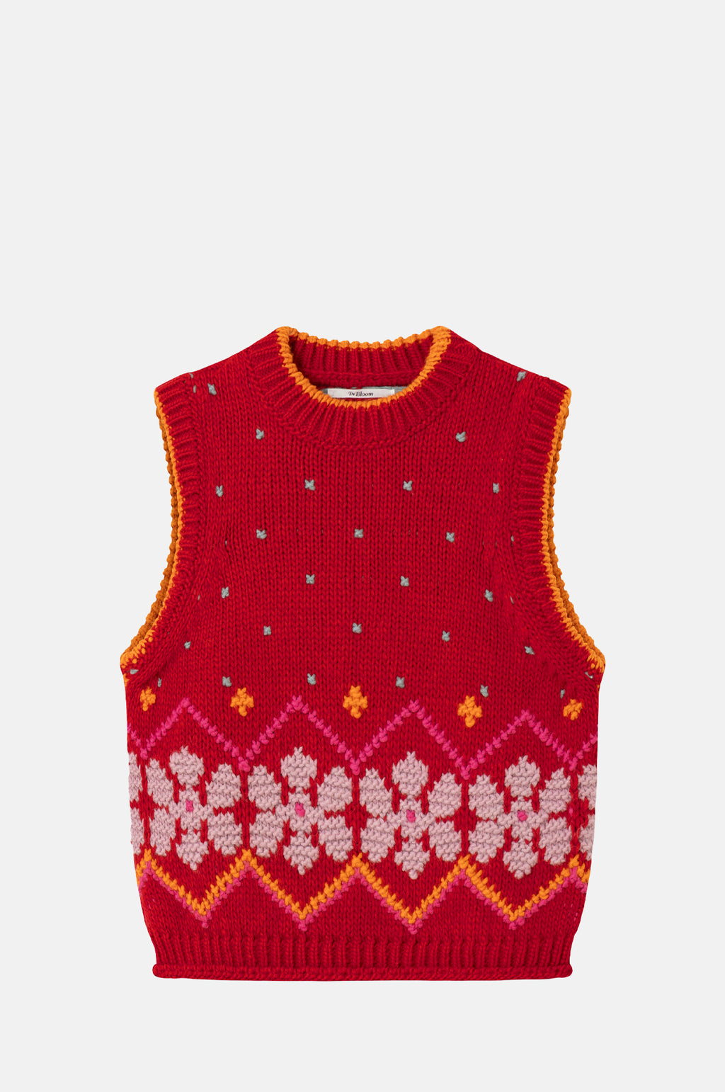 Dr Bloom Jumpy Vest Red.