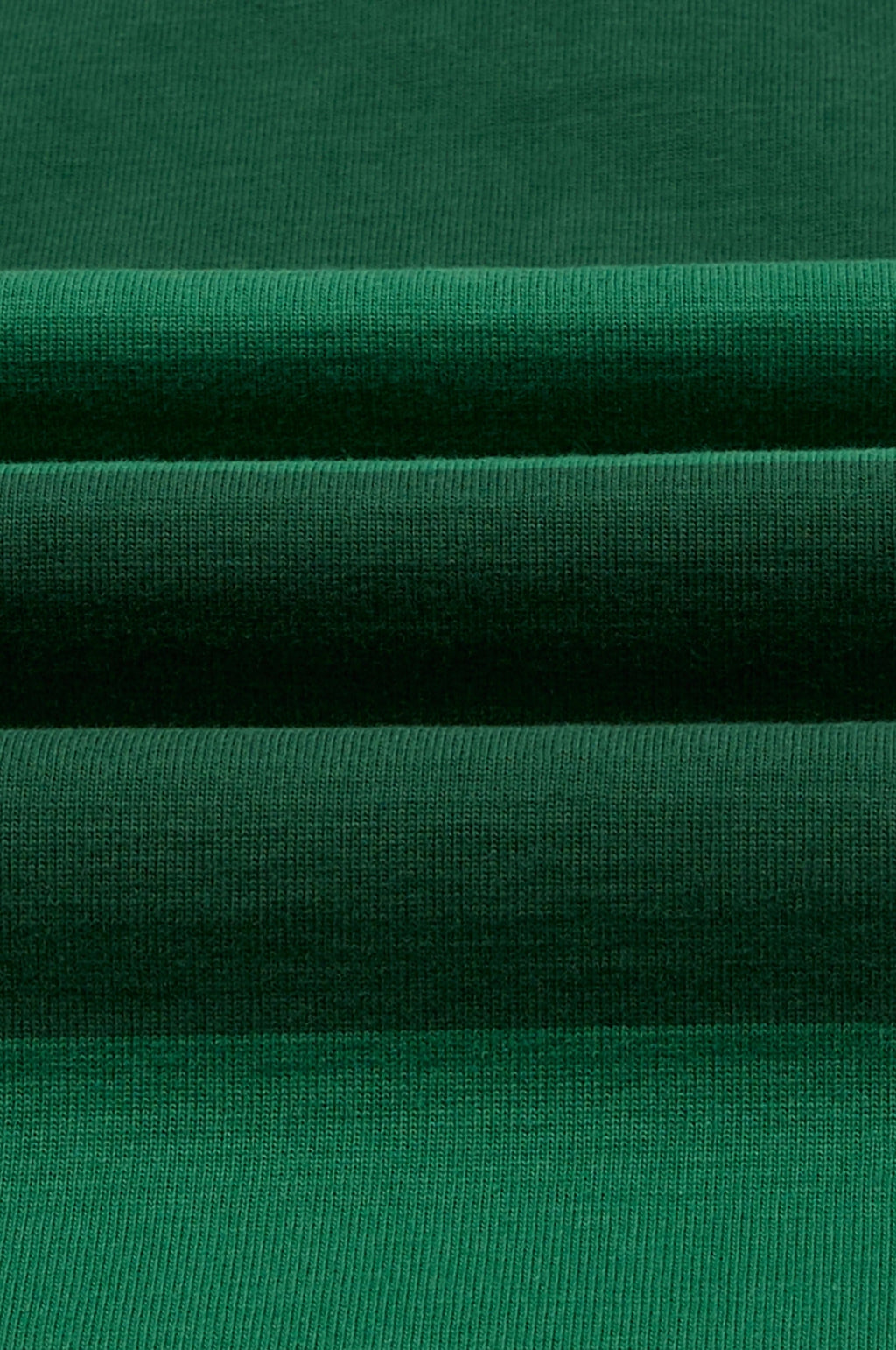 Block Stripe Quarter Zip Rugby Dark Green