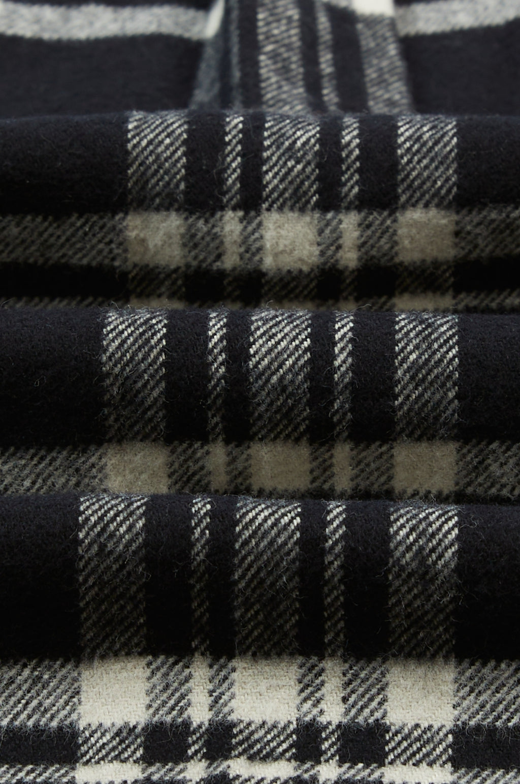 Check Heavy Cotton Work Shirt Navy & Ecru