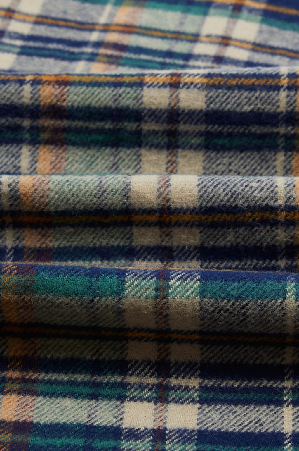 Check Relaxed Block Shirt Indigo