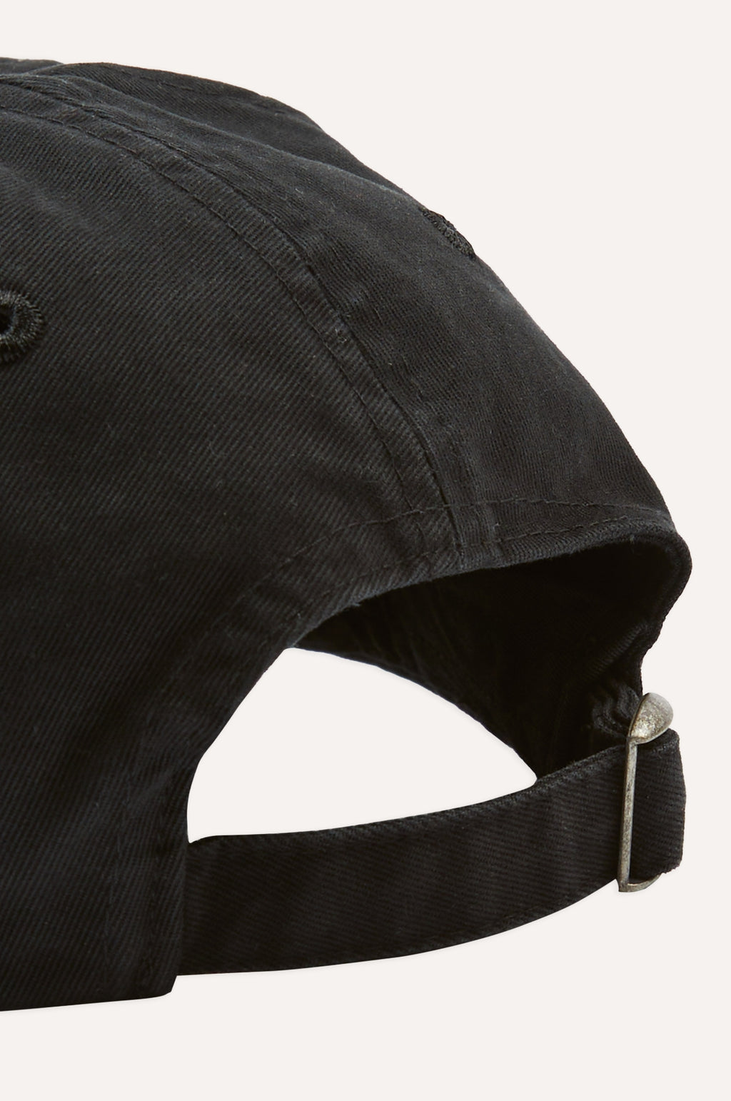 Horseshoe Chainstitch Baseball Cap W Black