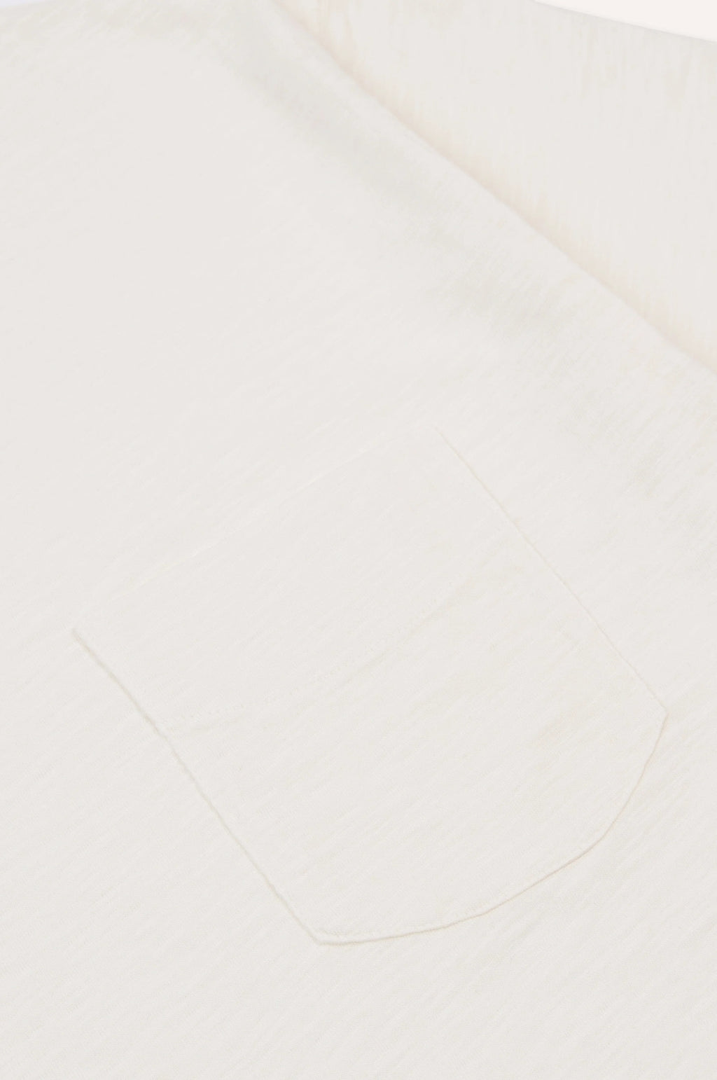 Lightweight SS Cotton Pocket Tee Ant. White