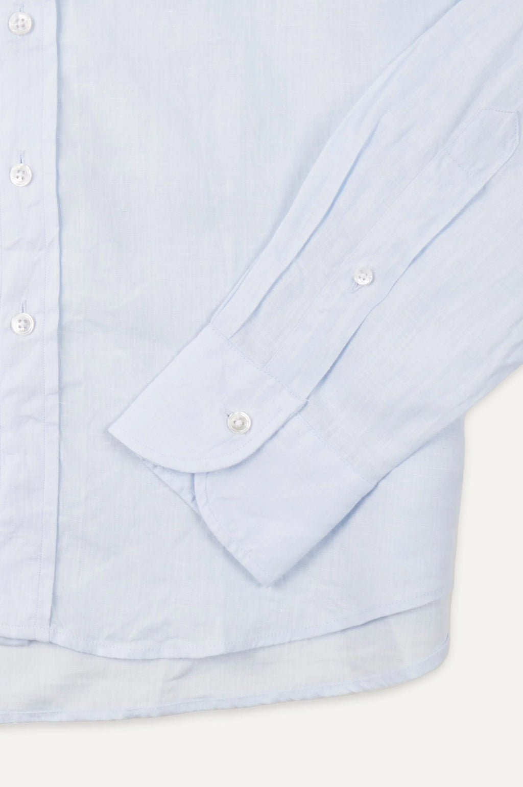The Linen Summer Shirt Sky Blue