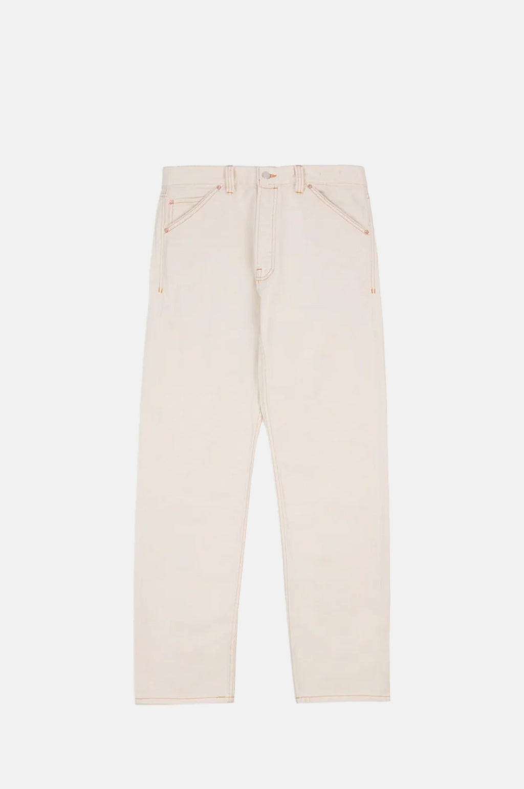 Drake's 5-Pocket Selvedge Denim Jean Ecru.