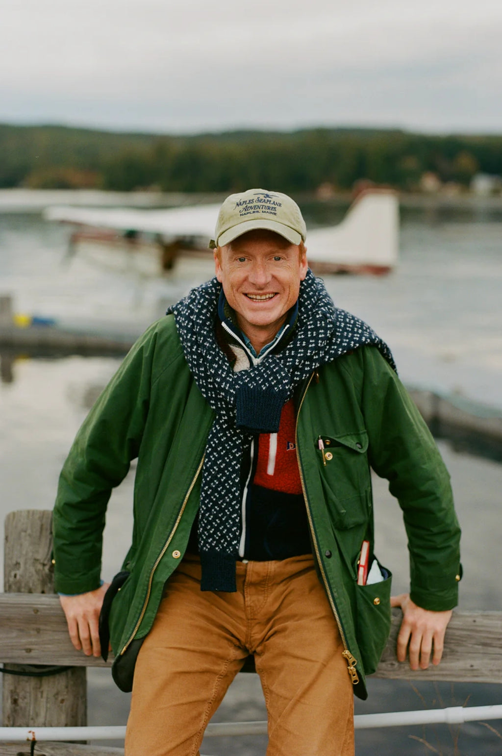 Emerald Green Waxed Coverall Jacket