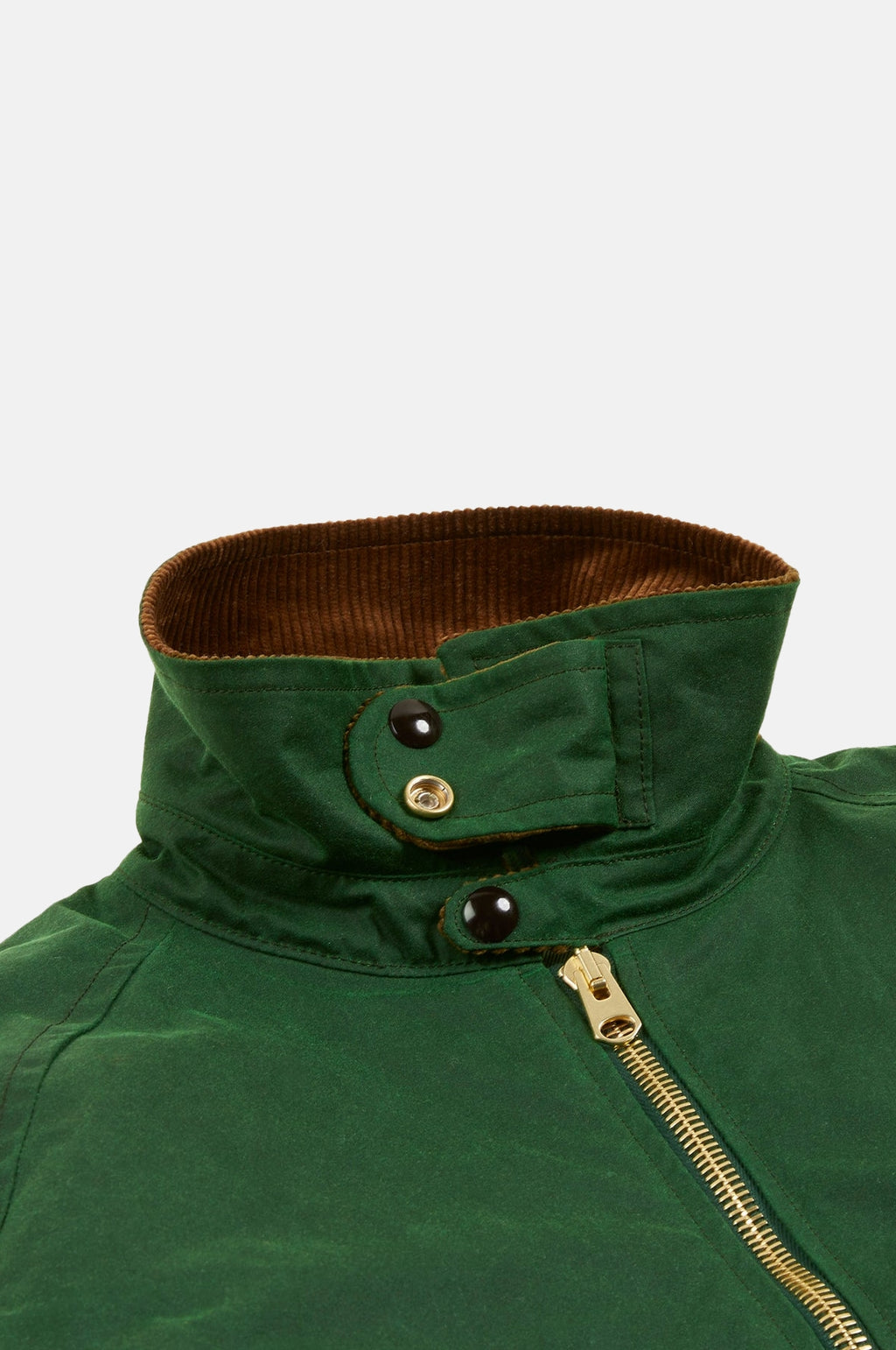 Emerald Green Waxed Coverall Jacket