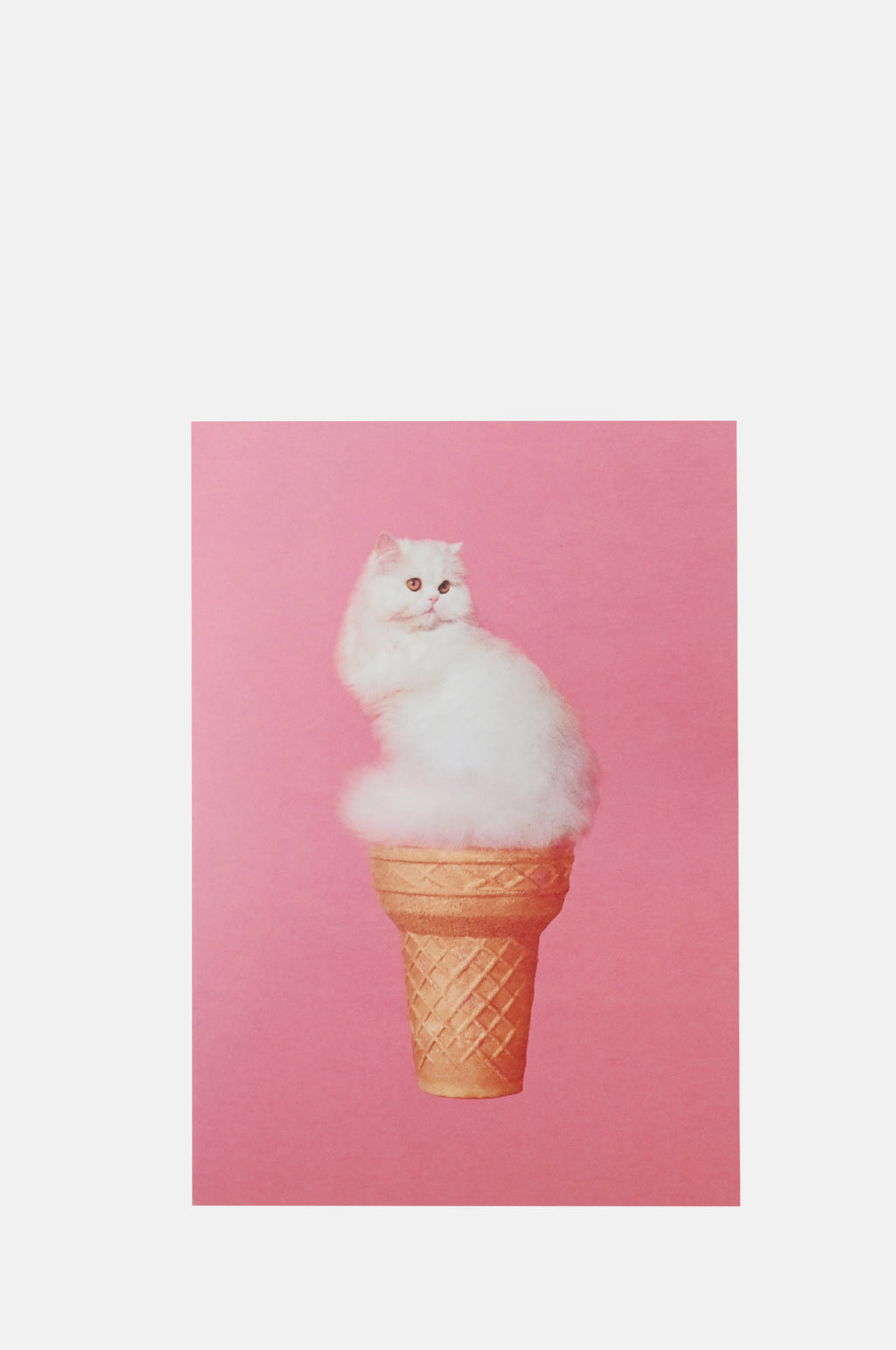 East End Prints Cat Ice Cream Card.