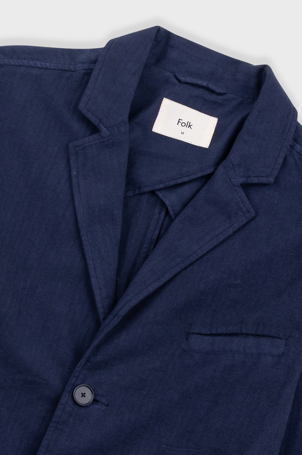 Assembly Blazer Navy Herringbone