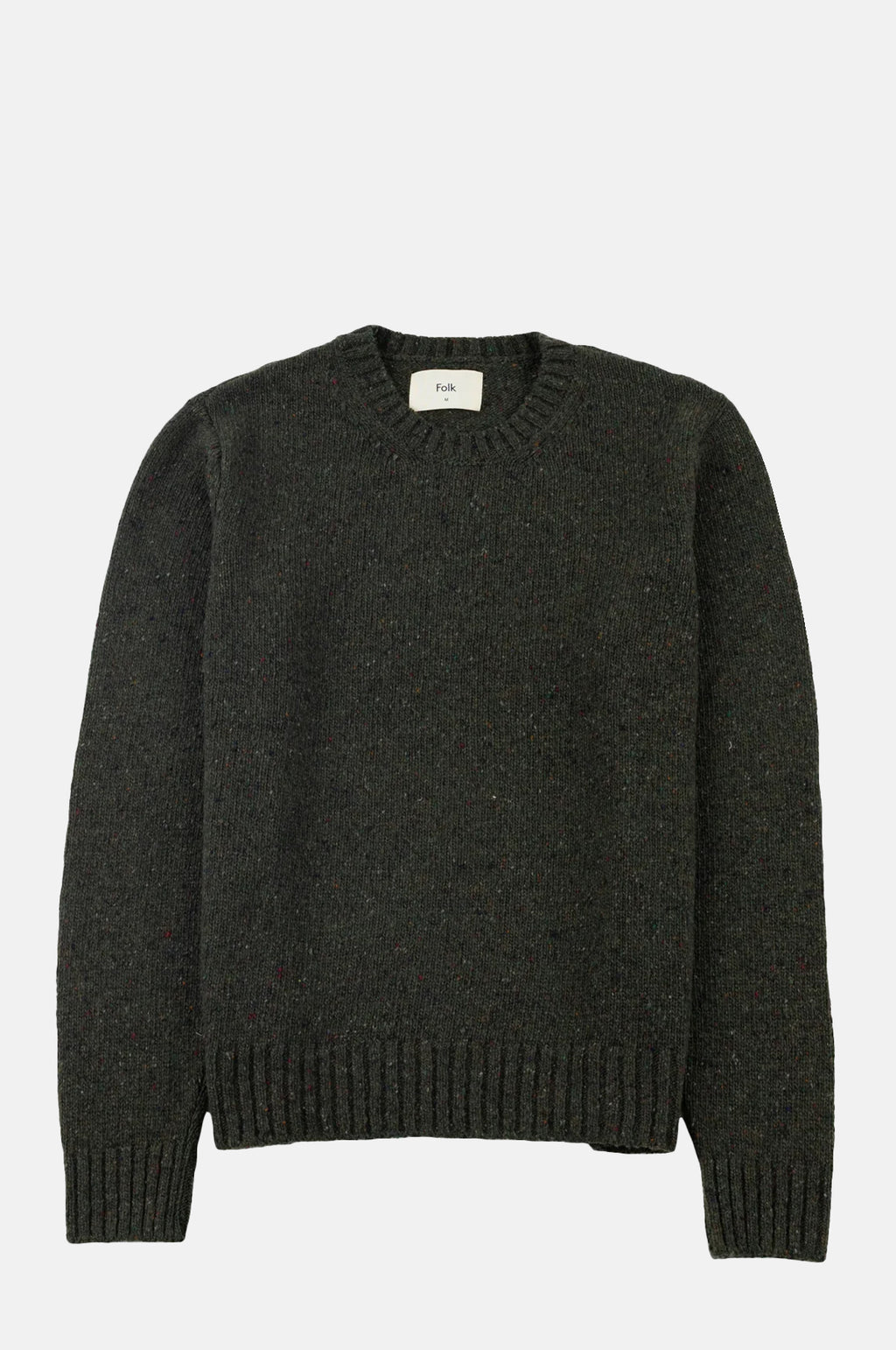 Folk Chain Crew Dark Olive.
