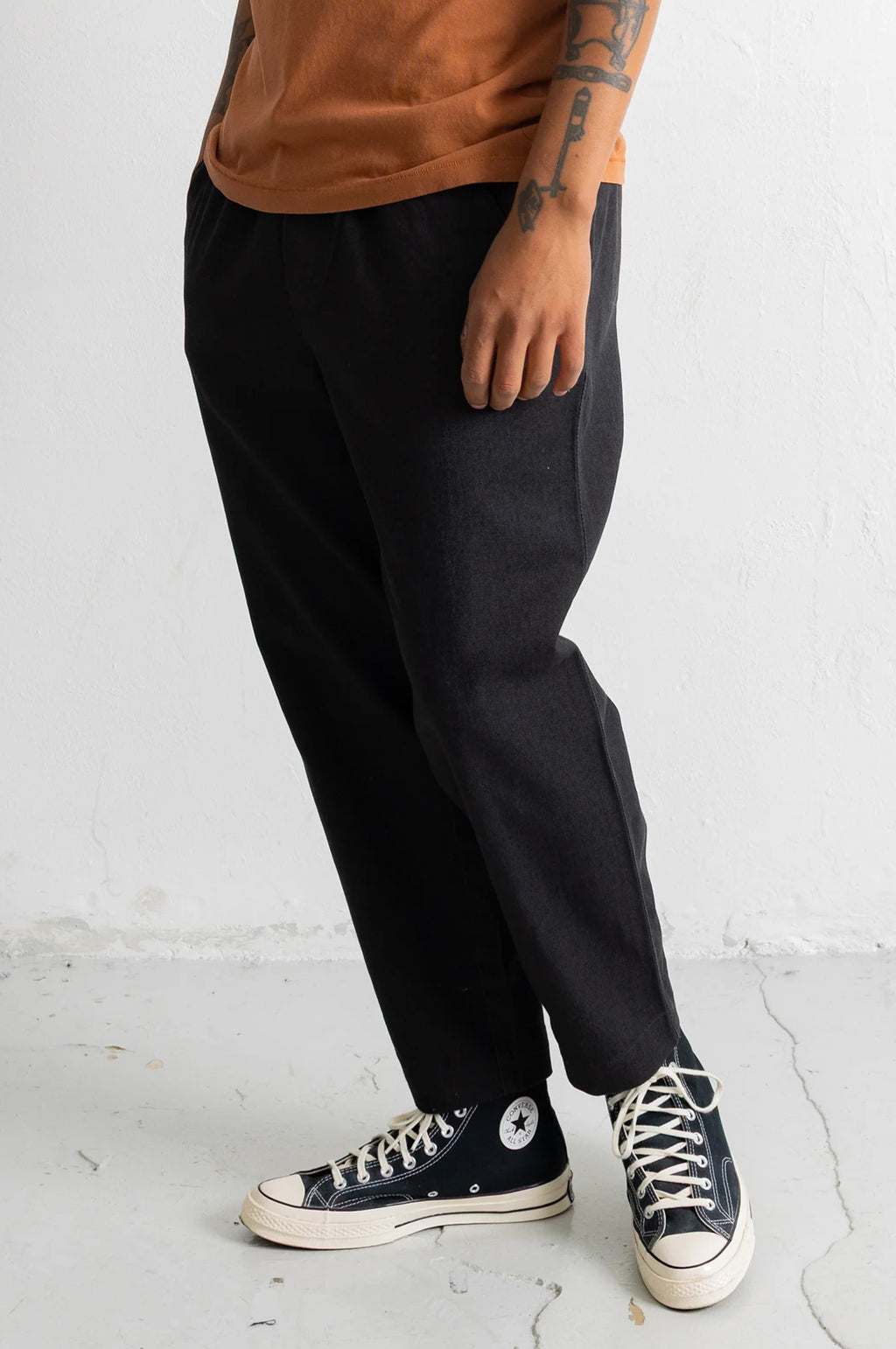 Drawcord Assembly Pant Black Twill