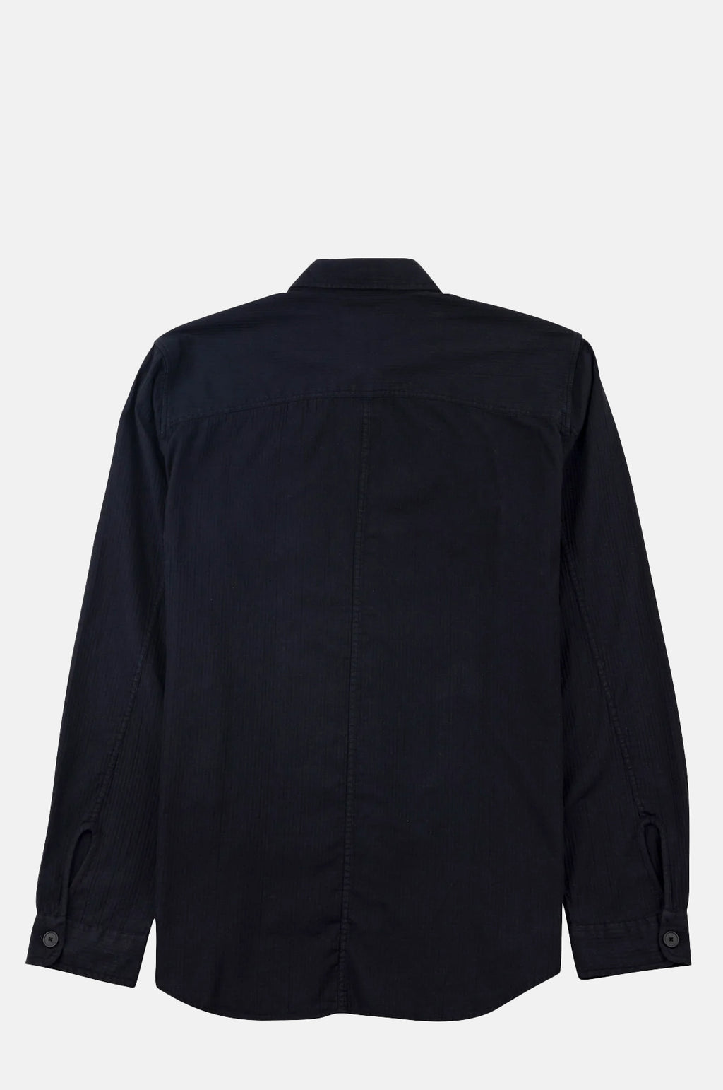 Herringbone Curve Shirt Soft Black